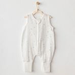 Andywawa Erkek Bebek Tulum Romper AC25610 - 3 - 6 Ay - Beyaz