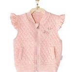 Andywawa Pembe AC23326 Kız Bebek Fermuarlı Yelek