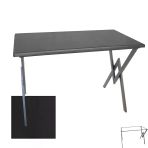 Anemon Mutfak Masası 80X120 (Werzalit, Wermodin Ve Allzalit Tabla) - Siyah