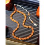 Anemore Collection ATEŞ KEHRİBAR TESBİH SARI RENK