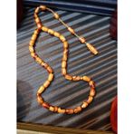 Anemore Collection SIKMA KEHRİBAR TESBİH KAHVE HARELİ
