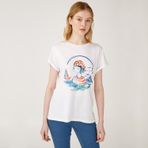 Anemoss Denizci Kız Kadın T-Shirt L