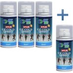 Anestezik ve Lazer Epilasyon Için Soğutucu Sprey 150 ml - 4 Adet - Beyaz