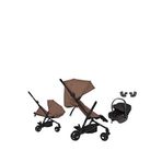 Anex Air-z Nebula Kahverengi Kabin Boy Seyahat Sistem Bebek Arabası
