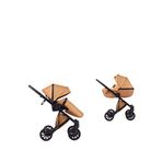 Anex® e/type - 2'si 1 Arada Bebek Arabası Seti - Karamel - Kahverengi