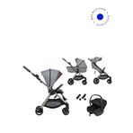 Anex Iq Premium Pure Seyahat Sistem Bebek Arabası - Gri