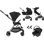 Anex Iq Premium Smart Travel Set - Smoky Bebek Arabası - Siyah