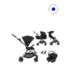 Anex IQ Premium Smoky Seyahat Sistem Siyah Bebek Arabası