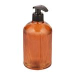 AngDesign Deniz Cam Sıvı Sabunluk Tekli-Amber
