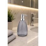 ANGDESİGN Star Cam Sıvı Sabunluk - Füme •• Banyo & Mutfak İçin Tezgah Üstü Lavabo Bulaşık
