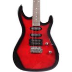 Angel AEG09-RD Transparent Wine Red Burst Elektro Gitar