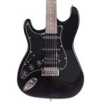 Angel Aeg111lh-Bk Solak Elektro Gitar (Siyah) | Sol El Kullanımı İçin Özel Strat Model