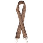 Angel Çanta Aksesuar 120X3 Cm Jüt Kolon Çanta Sapı Renkli Simli Light Gold Metalli