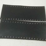 Angel Çanta Aksesuar 15x6 Cm Siyah Renk Gerçek Deri Tutma Sapı Simit Sap Örgü Çanta İçin