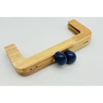 Angel Çanta Aksesuar 20 Cm Oval Lacivert Toplu Ahşap Burs