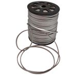 Angel Çanta Aksesuar 4 mm Silver Renk Suni Deri İp 5 Metre