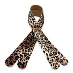 Angel Çanta Aksesuar 60x3 cm Suni Deri Leopar Renk Çift Çanta Sapı