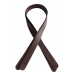Angel Çanta Aksesuar 70x2.4 Cm, Tek Kat Suni Deri Koyu Kahve Renk Çift Sap