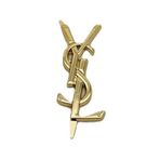 Angel Çanta Aksesuar 7x3 cm Gold Ysl Metal Plaka Etiket Süs