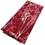 Angel Çanta Aksesuar 90x50 cm Duck Astarlık Kumaş Bordo Ağaç Desen