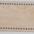 Angel Çanta Aksesuar Ahşap 30x12 Cm Oval Çanta Tabanı (açık Renk)