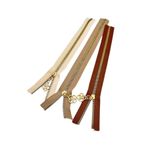 angel çanta aksesuar Angel Çanta Aksesuar Başlıklı Fermuar Set 30 Cm Light Gold Metal (Taba, Krem, Bej)