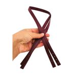 angel çanta aksesuar Angel Çanta Aksesuar Slim Model 70x1.2 cm Suni Deri Bordo Renk Çift Çanta Sapı