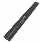 Angel Çanta Aksesuar Başlıklı Fermuar 30 Cm Light Gold Metal Koyu Gri