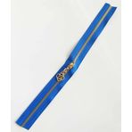 Angel Çanta Aksesuar Başlıklı Fermuar 30 Cm Light Gold Metal Saks Mavi