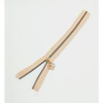 Angel Çanta Aksesuar Başlıklı Fermuar 30 cm Light Gold Metal Somon - Standart