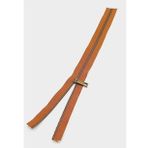 Angel Çanta Aksesuar Başlıklı Fermuar 40 Cm Antik Metal Taba