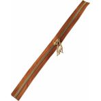Angel Çanta Aksesuar Çift Başlı Fermuar 40 cm Gümüş Renk Light Gold Metal ile Pratik Kullanım