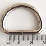 Angel Çanta Aksesuar D Halka 2.5 Cm Gümüş