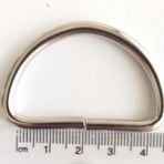 Angel Çanta Aksesuar D Halka 4 Cm Gümüş