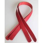 Angel Çanta Aksesuar Kırmızı Renk Gerçek Deri 70x2.3 Cm Çift Sap