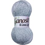 Angel Çanta Aksesuar Lanoso Simsim No: 955 ( Gri Gümüş Sim)