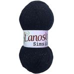 Angel Çanta Aksesuar Lanoso Simsim NO:6060 ( Siyah Siyah Sim)