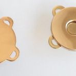 Angel Çanta Aksesuar Light Gold Dikilebilir Mıknatıslı Çıtçıt 1 Adet