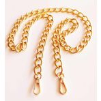 Angel Çanta Aksesuar Light Gold Renk 16x22 Mm Çanta Zinciri Kancalı (120 Cm)