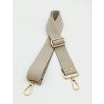 Angel Çanta Aksesuar Pamuklu Kolon 120X4 Cm Light Gold Metal Bej