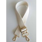 Angel Çanta Aksesuar Pamuklu Kolon 120x4 Cm Light Gold Metal Krem Renk