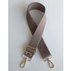 Angel Çanta Aksesuar Pamuklu Kolon 120x4 Cm Light Gold Metal Vizon