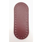 Angel Çanta Aksesuar Suni Deri Bordo 20X8 cm Oval Çanta Tabanı
