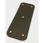 Angel Çanta Aksesuar Suni Deri Haki Renk 30X12 cm Dikdörtgen Çanta Tabanı (Light Gold Aparatlı)