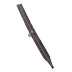 Angel Çanta Aksesuar Tek Stoplu 45 Cm Fermuar Gümüş Metal Kahverengi Renk