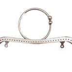 Angel Çanta Aksesuarları Aksesuar 22 cm Bilezik Model Klipsi Bursu Gümüş Metal