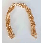 Angel Çanta Aksesuarları Aksesuar 35 Cm Çift Halka Döngülü Zincir Light Gold Renk