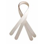 Angel Çanta Aksesuarları Aksesuar 70X2.4 Cm, Tek Kat Suni Deri Krem Renk Çift Sap
