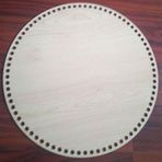 Angel Çanta Aksesuarları Aksesuar Ahşap 35 Cm Çapında Plaka