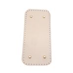 Angel Çanta Aksesuarları Aksesuar Gerçek Deri Bej 25X12 cm Dikdörtgen Light Gold Metalli Tabanı